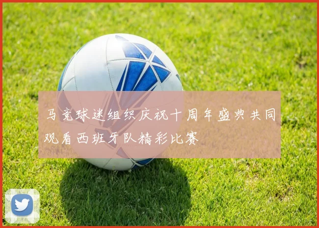 马竞球迷组织庆祝十周年盛典共同观看西班牙队精彩比赛
